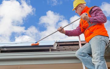 Wood Enderby soft wash roof cleaning